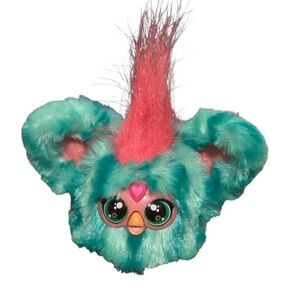 Mini Furby Furblet Toy With Keychain Clip In Pink Or Green